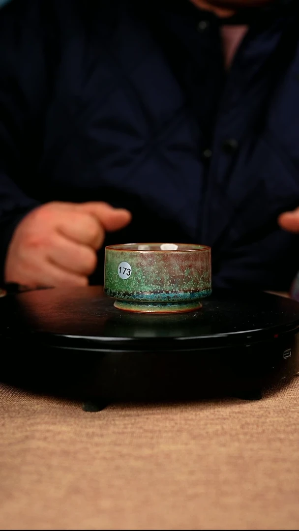 【闪购商品】173#靠山窑一级品原矿钧瓷炉钧釉主人杯