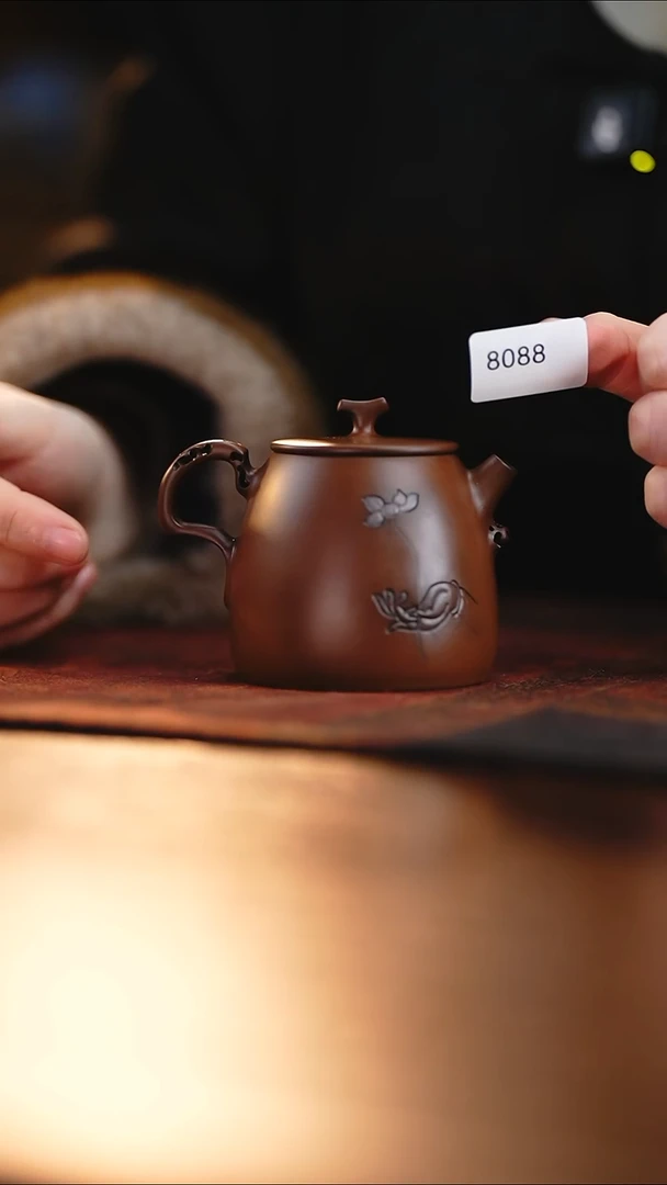 雲梦茶器紫陶茶壶8088