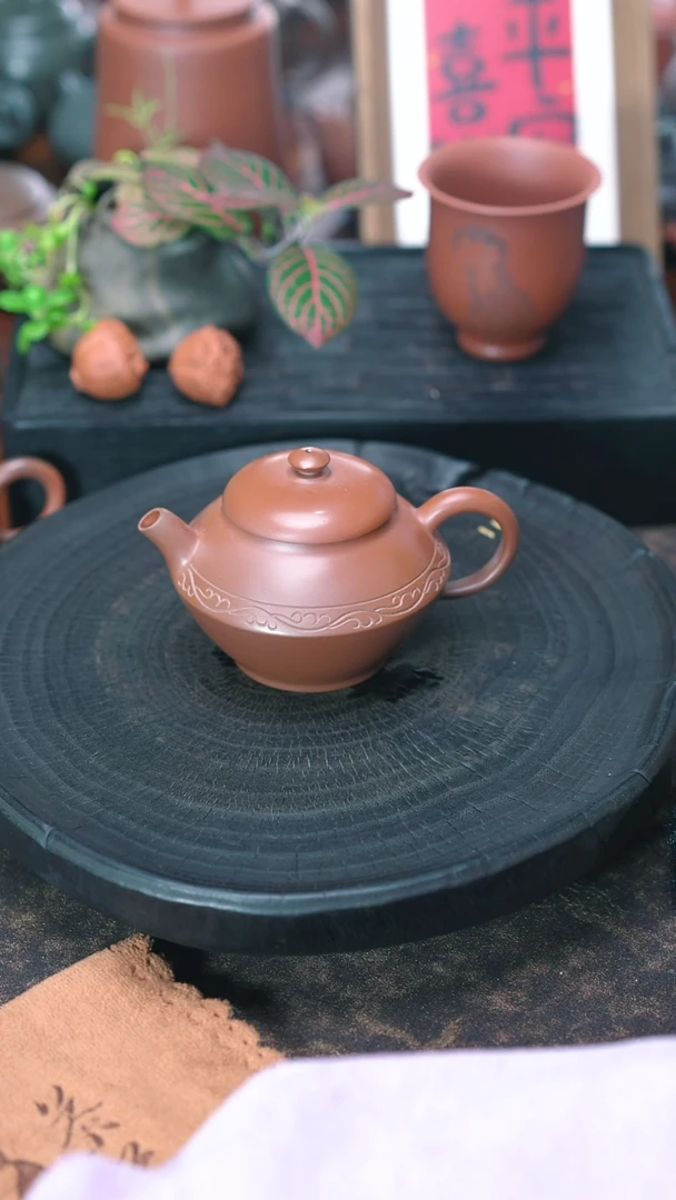 【闪购商品】浪花朵朵开 合欢壶 窑变球孔 140CC