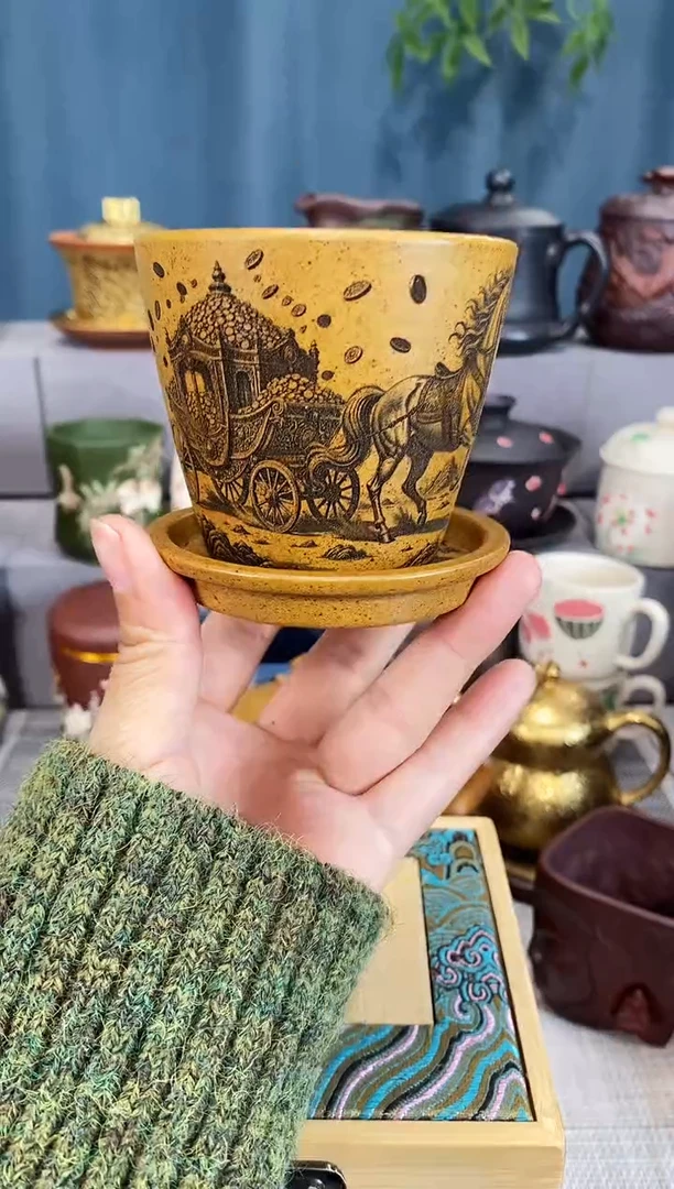 茶杯紫砂宜兴原矿紫砂闪购