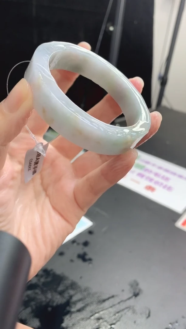 【闪购商品】定制翡翠手镯未镶嵌44 58-59正