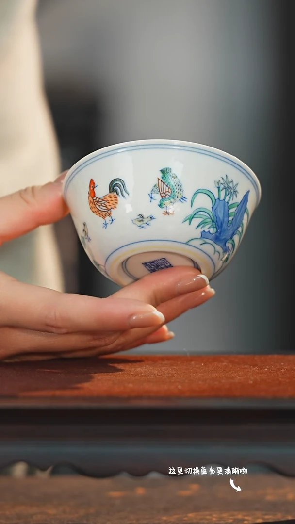 【闪购商品】中国官窑斗彩非遗传承人—涂杏花