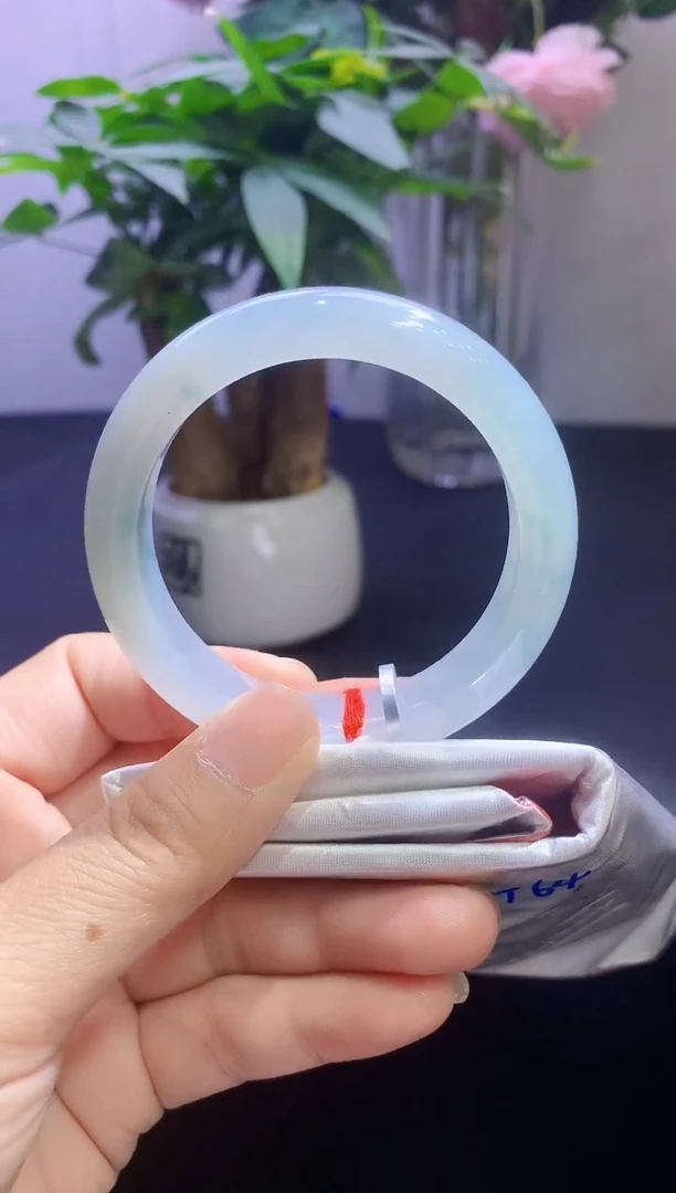 未镶嵌手镯翡翠翡翠手镯圈口52-t64