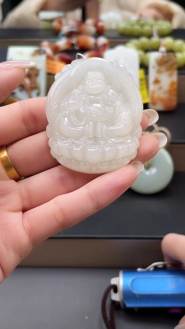 颈饰未镶嵌和田玉QQ12.21多样性拍一发一3