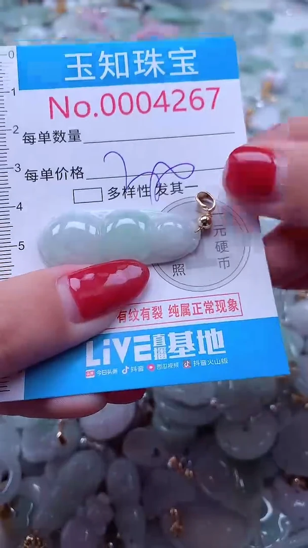 吊坠(不含链)未镶嵌翡翠4267