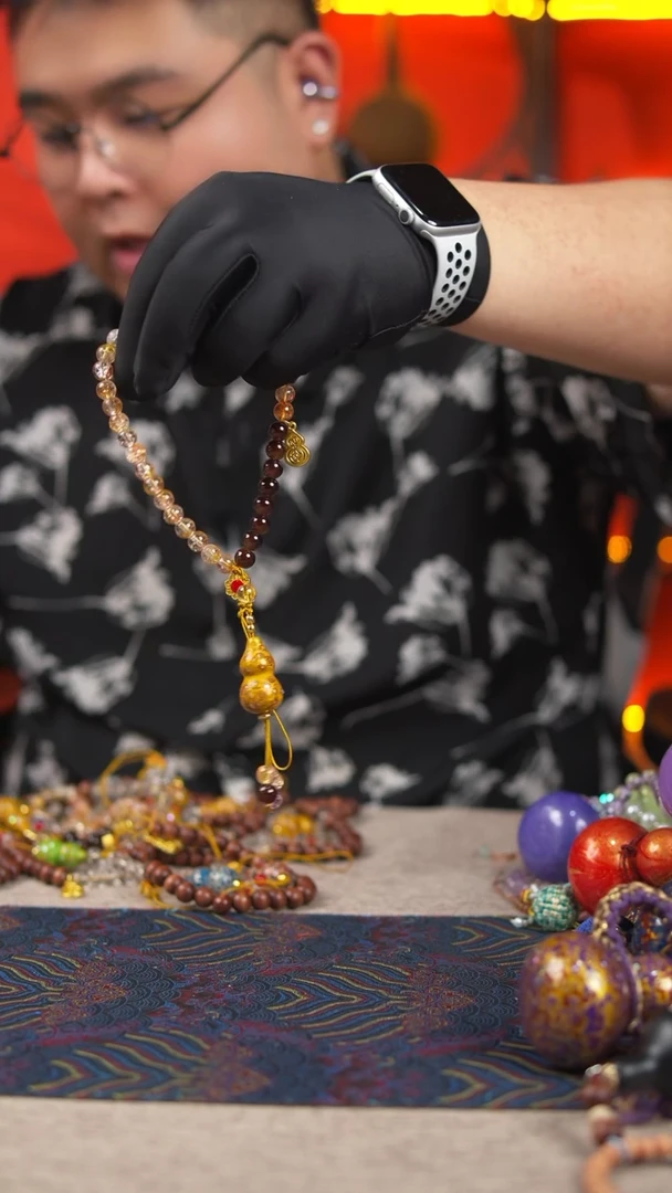 【黄色】李氏大漆精选酒葫芦一物一拍