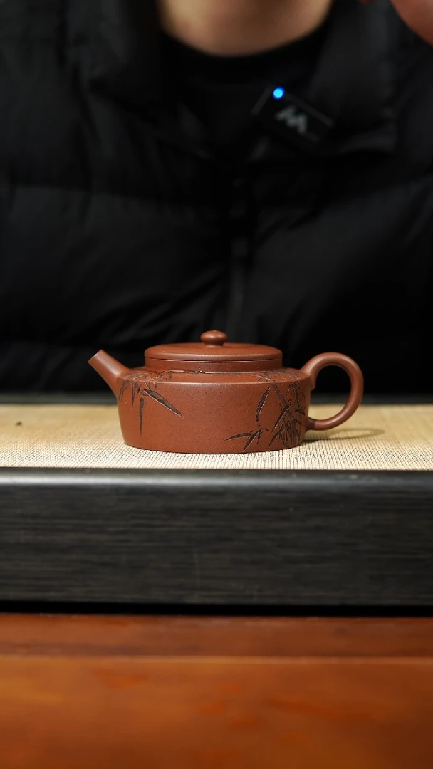【闪购商品】紫砂茶壶老紫泥，桑扁，150cc