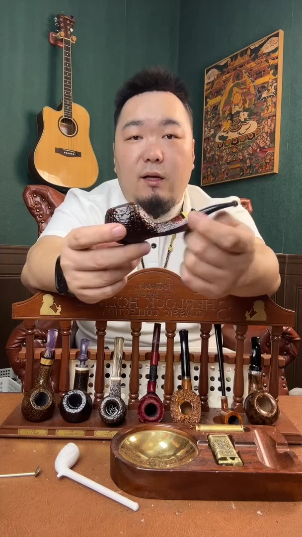 石楠木木雕款意大利进口石楠木烟斗