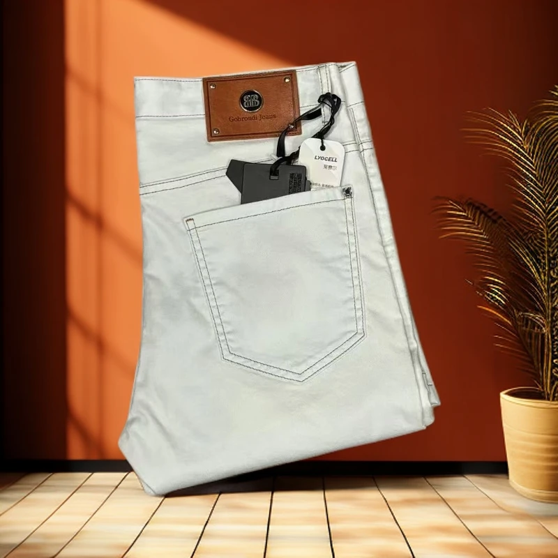 男士时尚夏季牛仔裤605