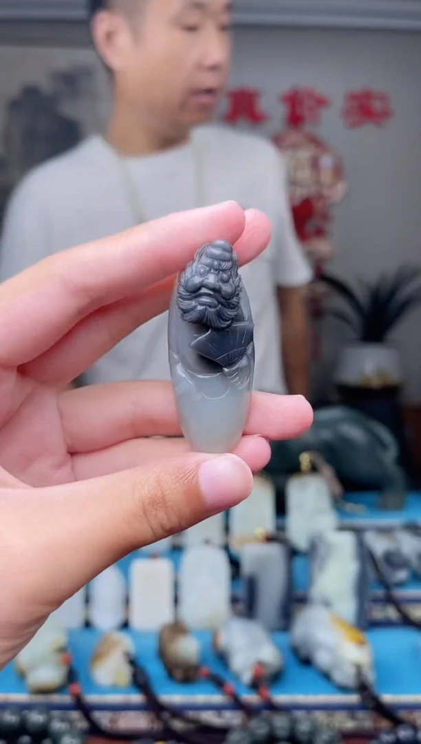 和田玉未镶嵌挂件1