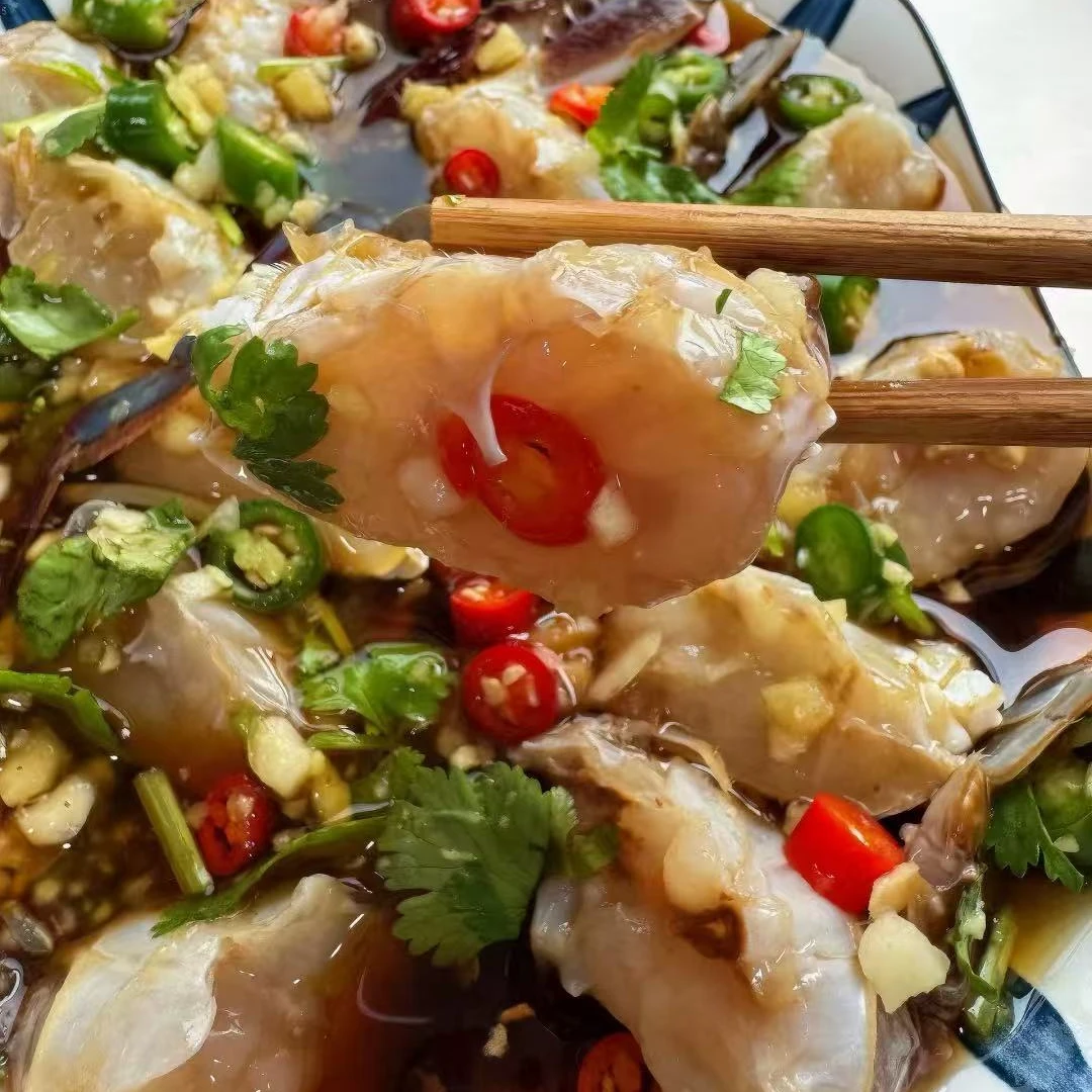 2桶共1000g沿海特色海鲜生腌蟹块 肉质鲜美 顺丰包邮到家