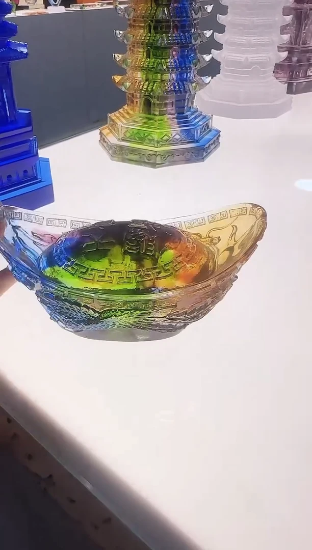 手工艺品琉璃天官大元宝
