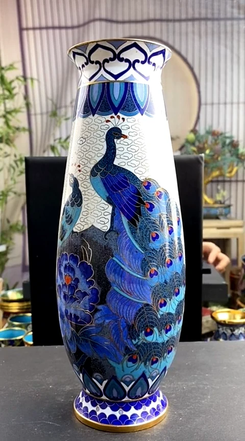 【闪购商品】非遗技艺 景泰蓝赏瓶
