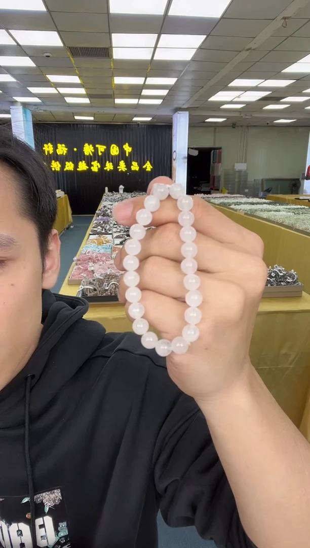 【闪购商品】长石手串未镶嵌蓝月光8m（多样性发其一)