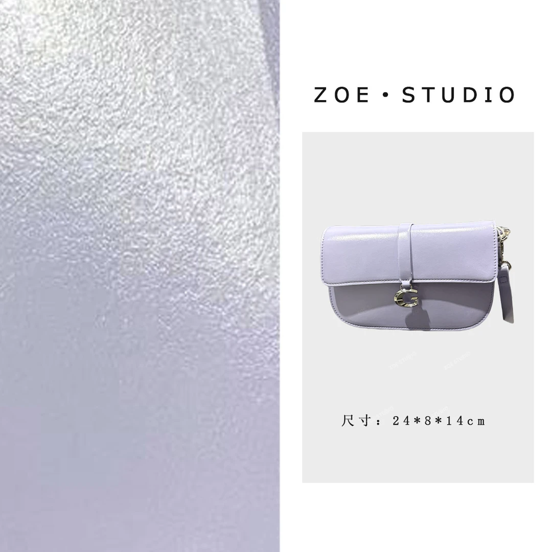 【佐伊甄选】SKL-5519-香芋紫轻奢女士时尚潮流百搭单肩斜挎包肩包