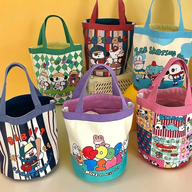 新款miki新款帆布手提包拎包小包包包杂物可爱上班族手提包外出