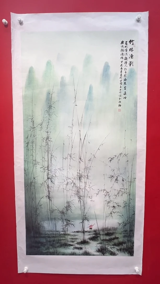 国画画家陆远华纯手绘原作