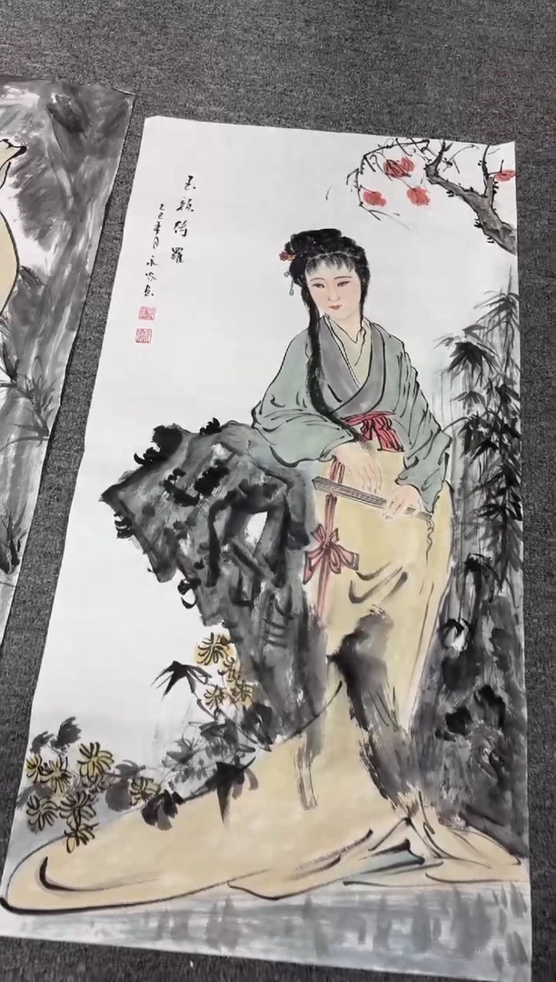 国画艺初美术馆精选链接--人物图2