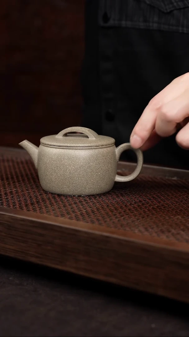 【闪购商品】紫砂茶壶青段折嘴汉瓦壶