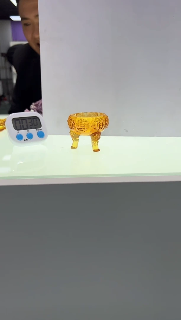 【闪购商品】泥塑古法琉璃香炉摆件