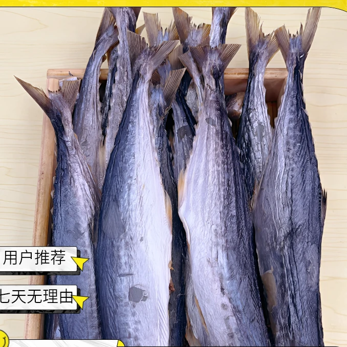 台山特产马鲛鱼肉干 咸鱼干500g  香煎马鲛鱼 水产干货