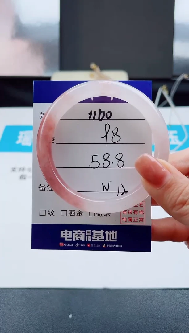 未镶嵌手镯石英质玉Y158-58.8