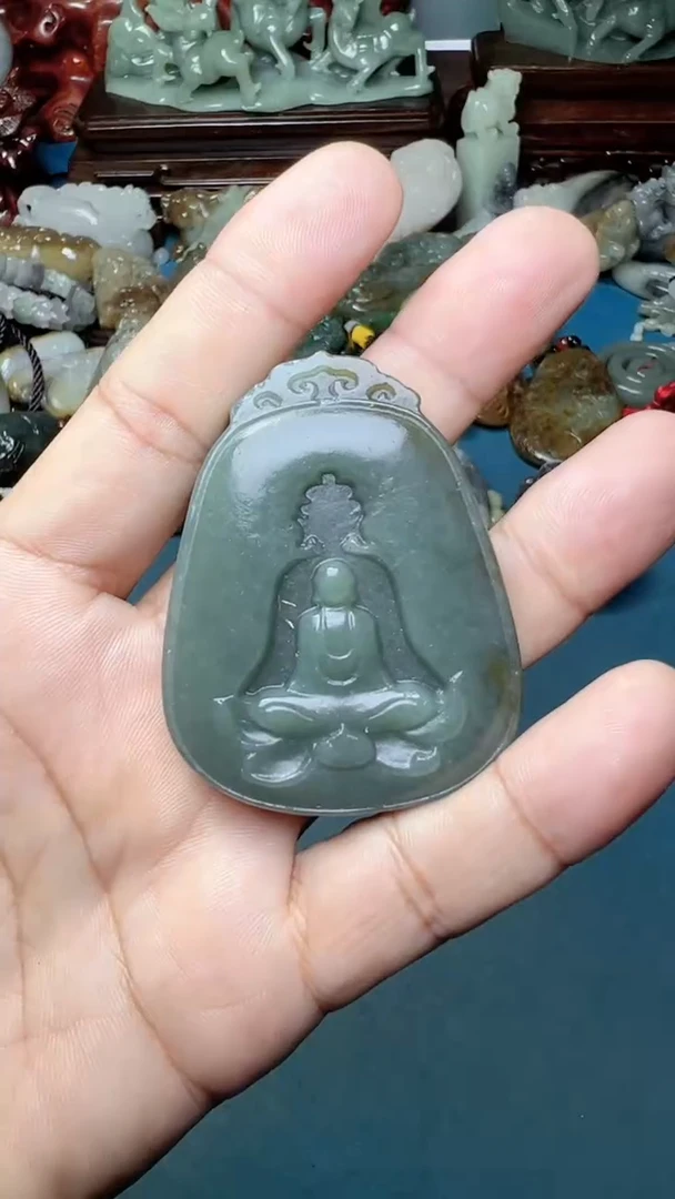 未镶嵌和田玉挂件-
