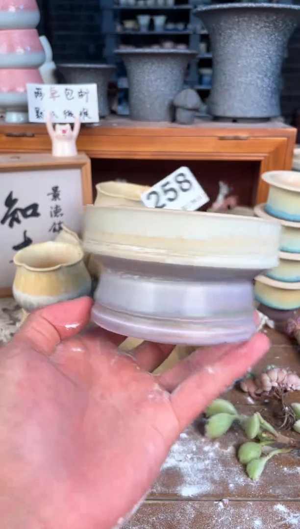瓷片258小芳花盆直播编号