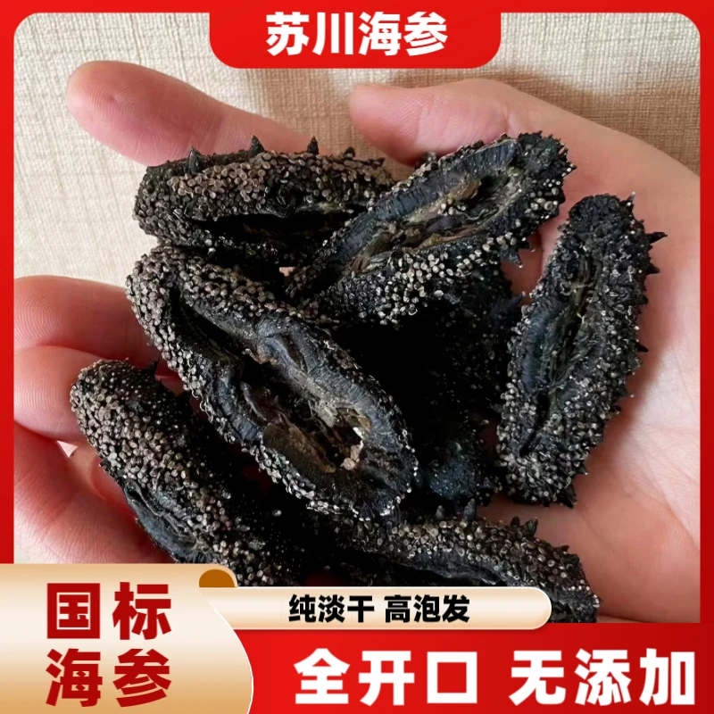 国标海参 纯无盐海参 50头左右 500g