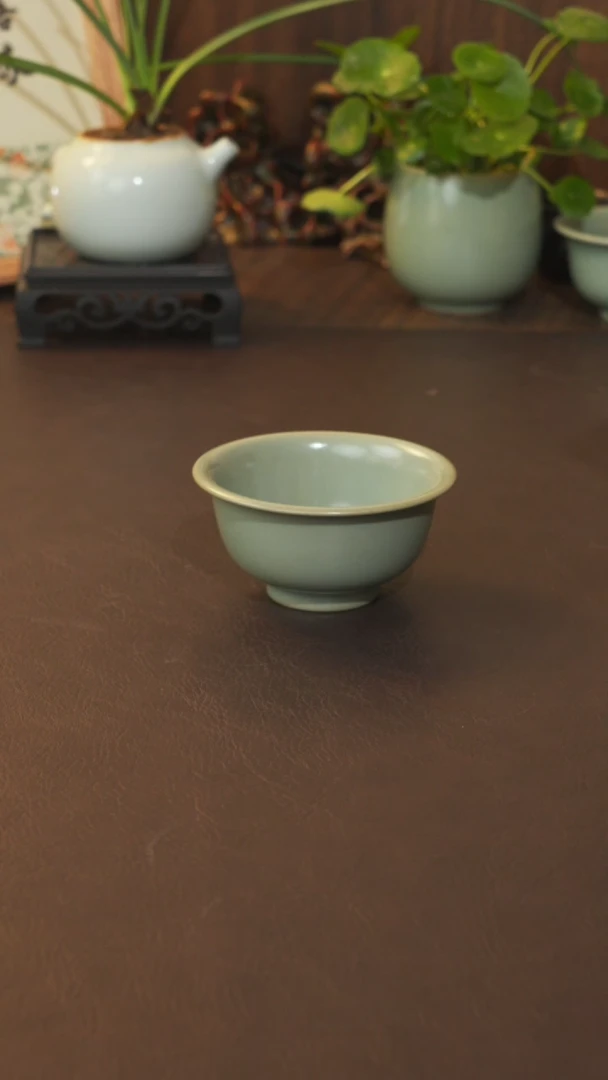 【闪购商品】杯宣宝汝瓷原矿原釉瑕疵