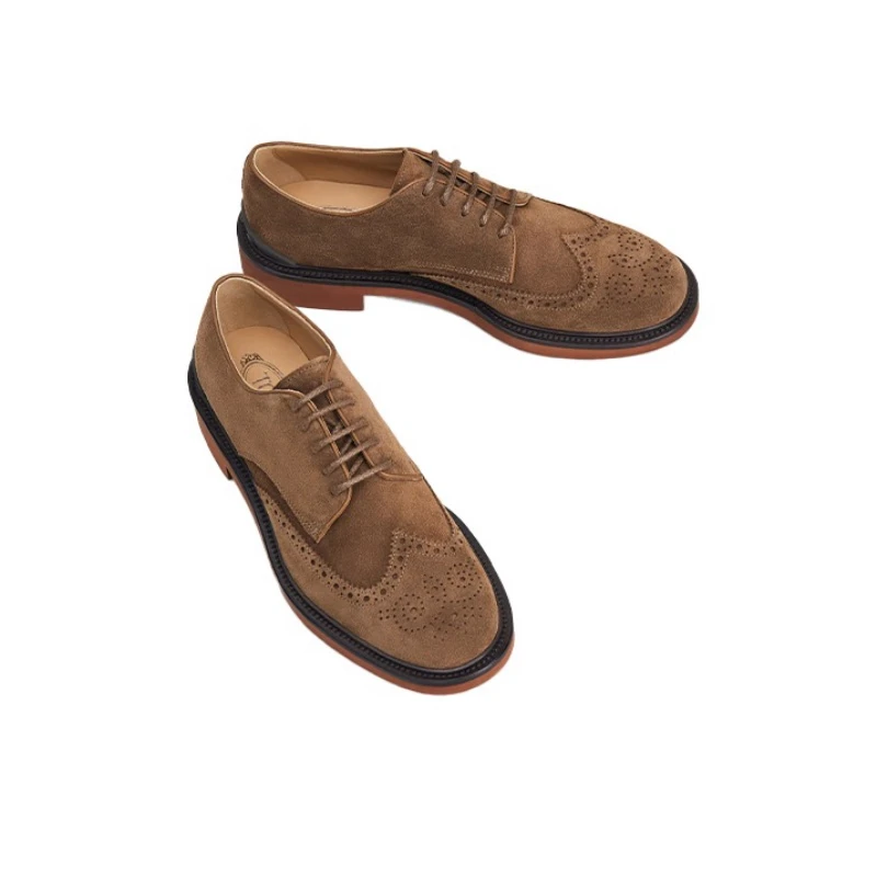 99新 TOD’S/托德斯 活动平底鞋 褐色 44码P242030123