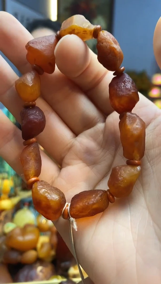 未镶嵌琥珀手串手串