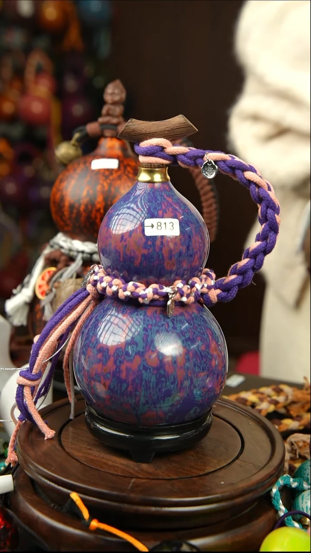 813号500ml左右非遗大漆酒葫芦