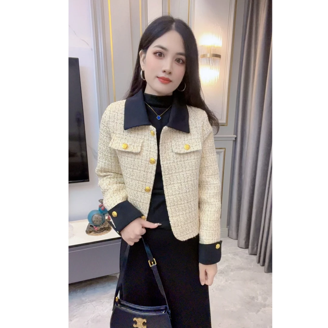 【新款+运费险】高级感小香风短款外套女装秋冬气质设计感外搭RO527