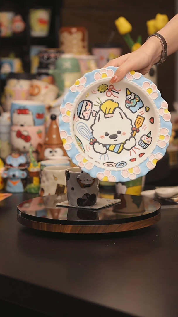 景德镇釉下彩绘设计师款式陶瓷