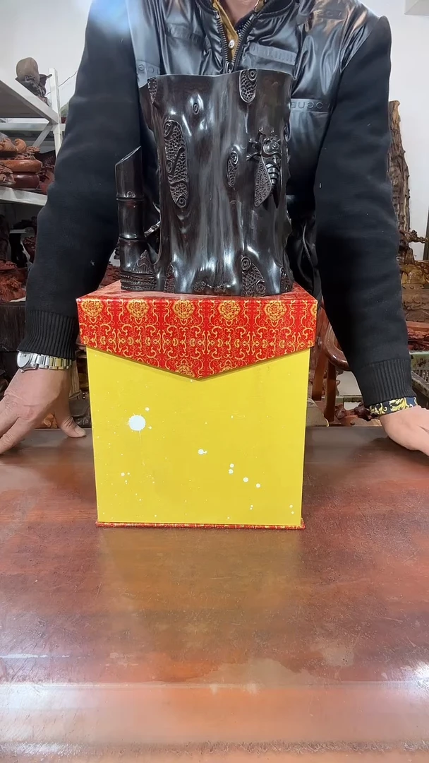 木中**流红木随形创意底座yyds