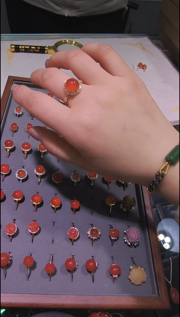 吊坠南红 戒指（非质量问题 不退不换）