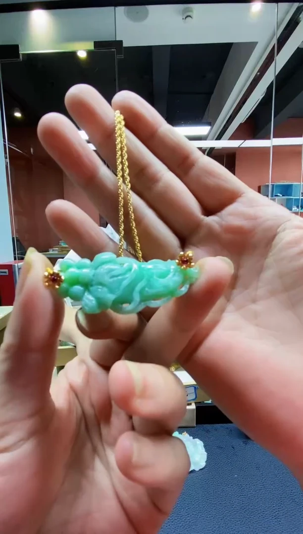 颈饰未镶嵌翡翠翡翠吊坠