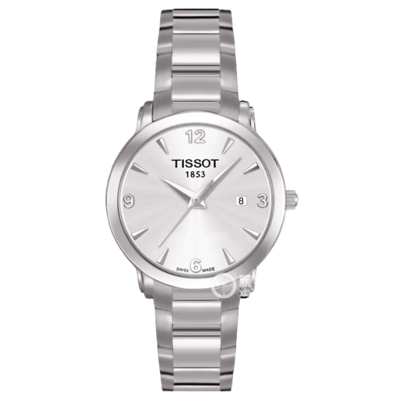 99新 Tissot/天梭 经典/28MM石英银色白盘二奢女表/简约气质时尚