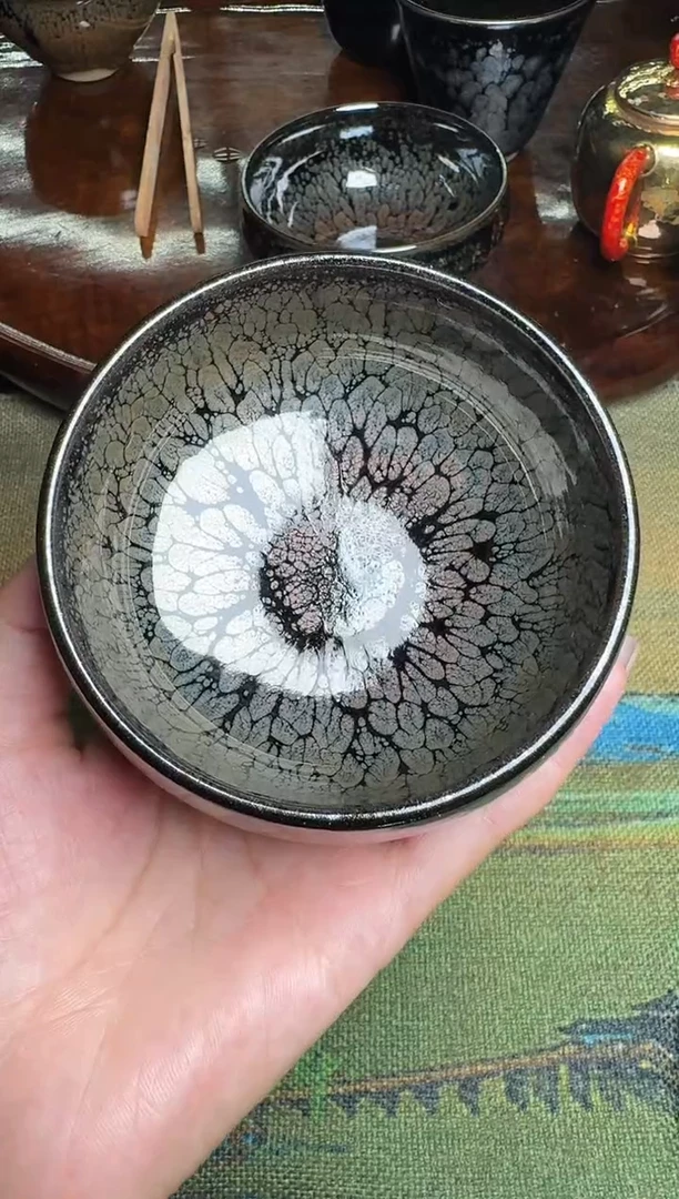 茶盏阙梅娇水墨牡丹4