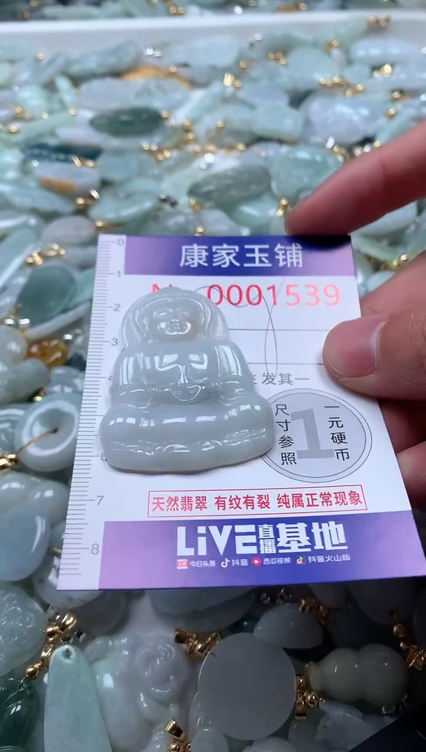 【闪购商品】翡翠吊坠(不含链)未镶嵌1539