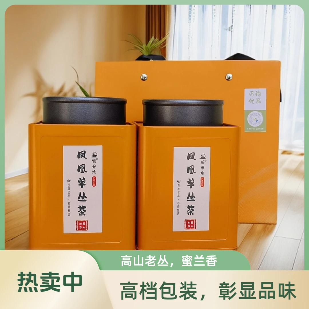 高山老丛凤凰单丛茶鸭屎香蜜兰香250克（两罐装）