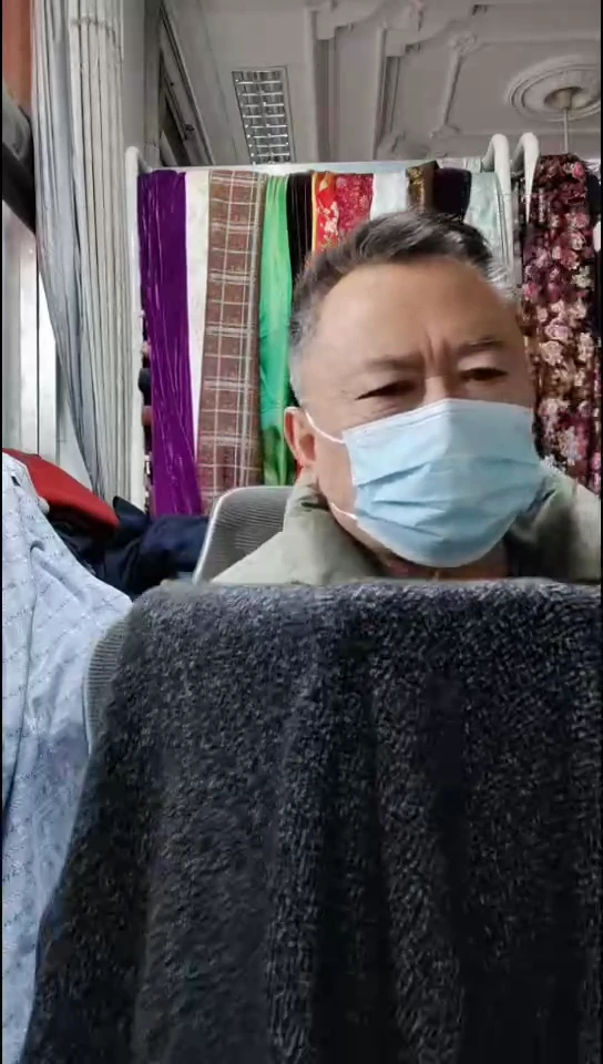 黑银色雪花点点针织布料