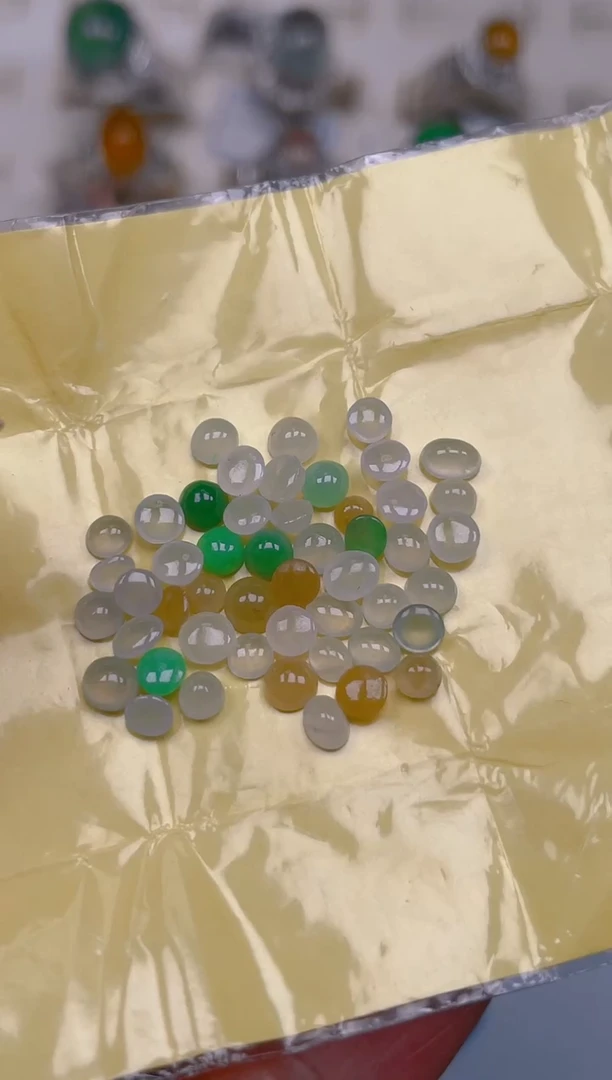 裸石翡翠天然翡翠蛋面89
