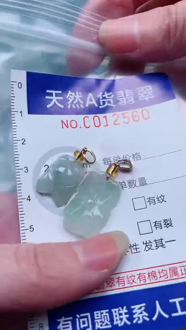 翡翠未镶嵌吊坠(不含链)1