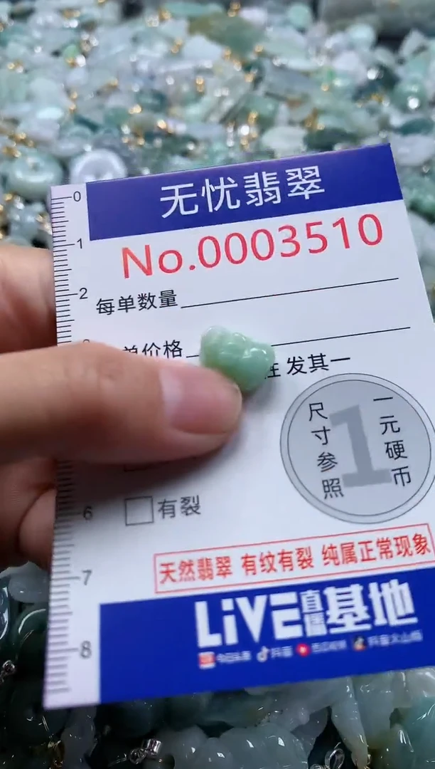 翡翠未镶嵌吊坠(不含链)3510