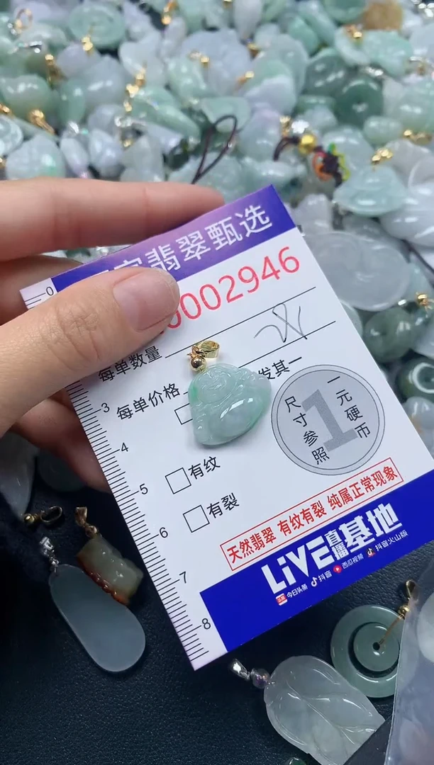 吊坠(不含链)未镶嵌翡翠2946