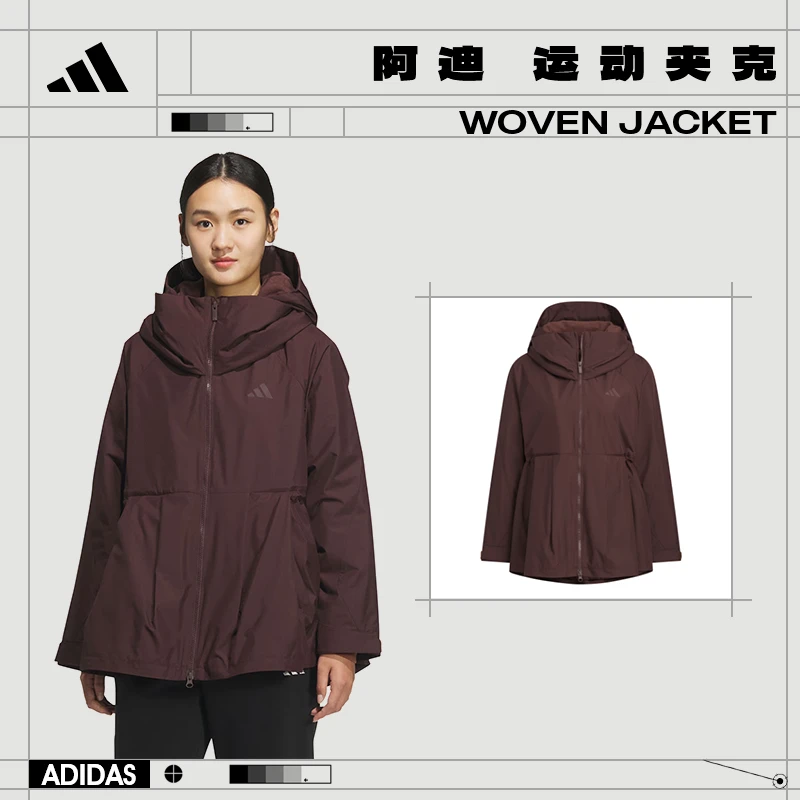 预adidas阿迪达斯女子运动休闲夹克外套KC0031