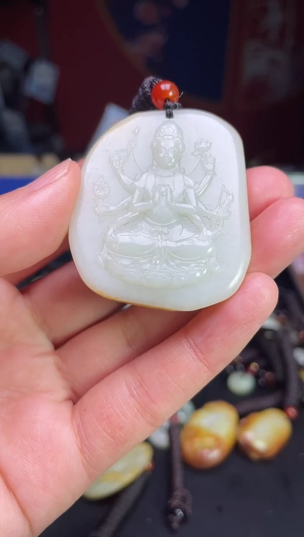 颈饰未镶嵌和田玉123