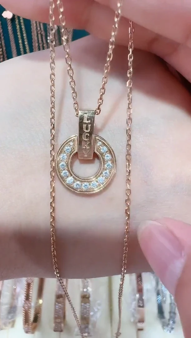 套链18K金镶嵌钻石套链